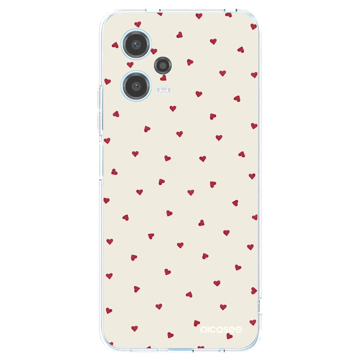 Picasee Xiaomi Redmi Note 12 5G Hülle - Transparentes Silikon - Little Love