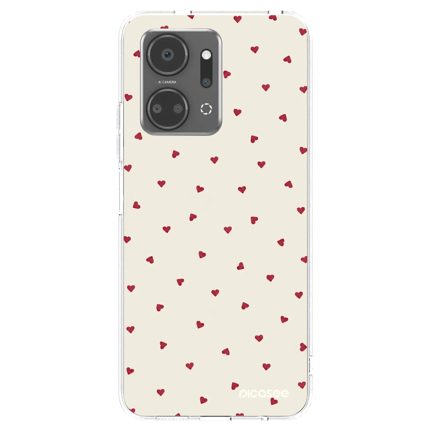 Picasee Honor X7a Hülle - Transparentes Silikon - Little Love