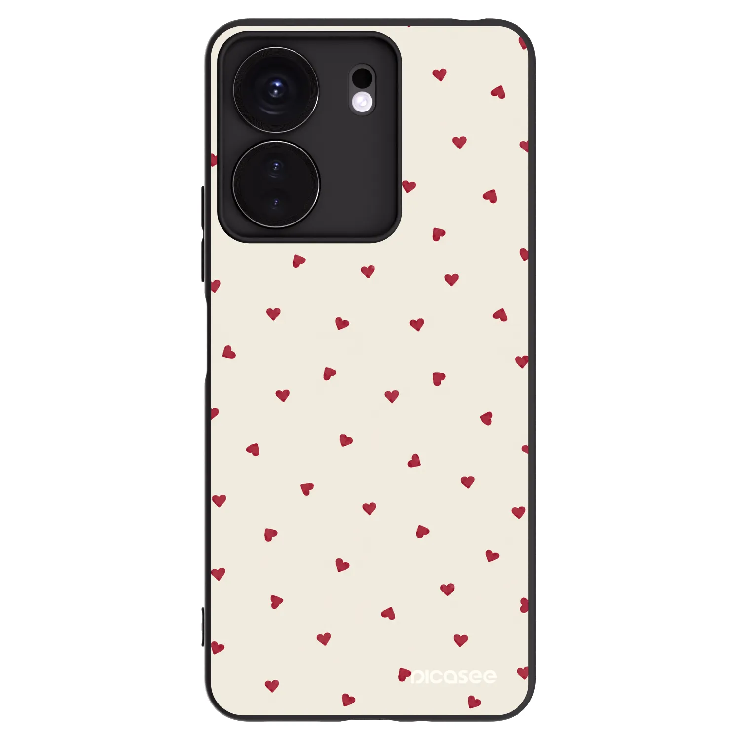 Picasee Xiaomi Redmi 13C 4G Hülle - Schwarzes Silikon - Little Love
