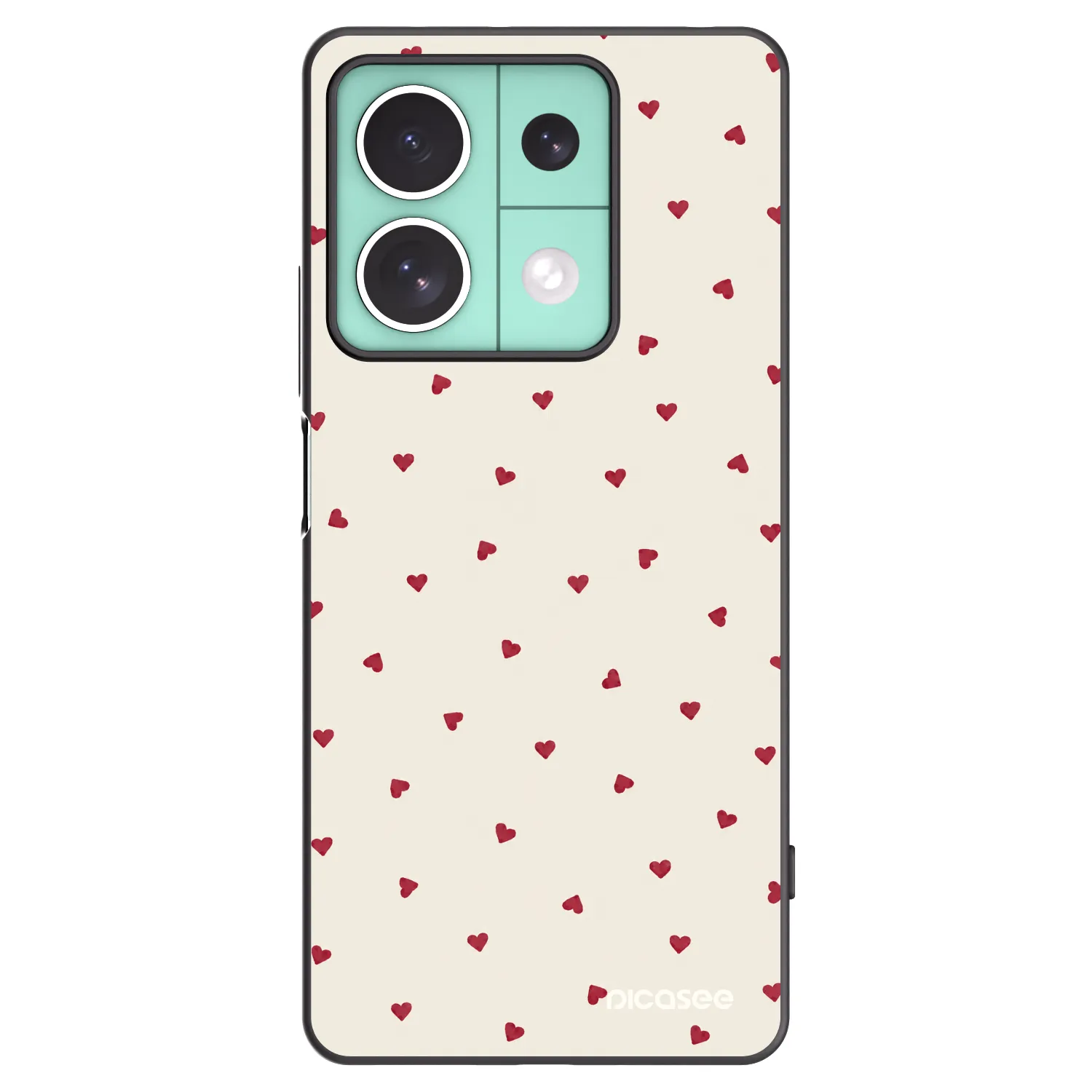 Picasee Xiaomi Redmi Note 13 5G Hülle - Schwarzes Silikon - Little Love