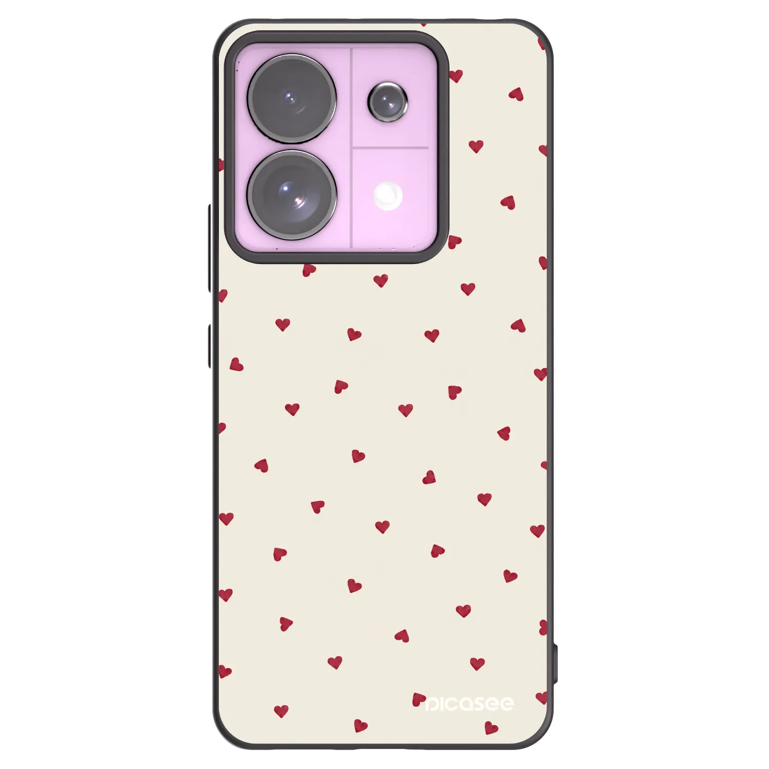 Picasee Xiaomi Redmi Note 13 Pro 5G Hülle - Schwarzes Silikon - Little Love