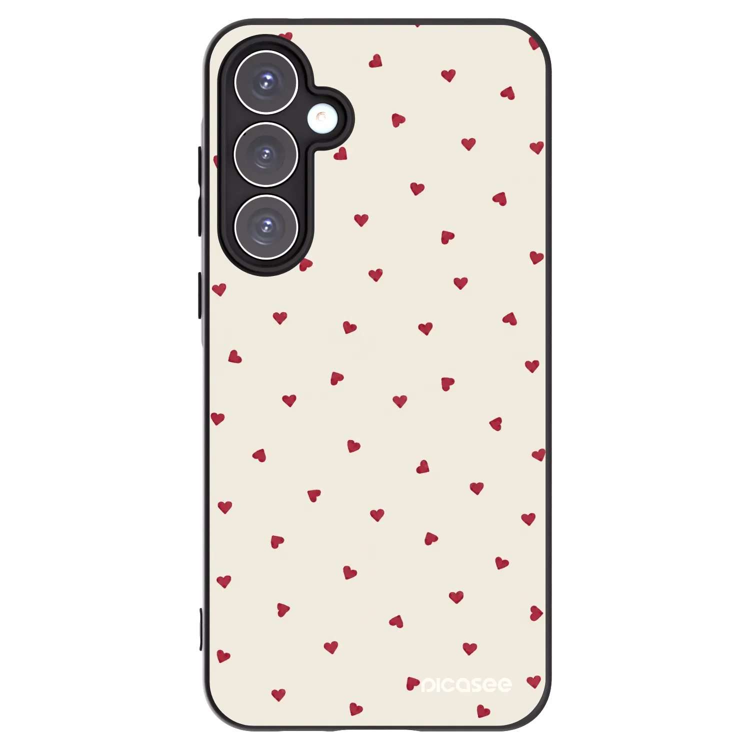 Picasee Samsung Galaxy A55 5G A556B Hülle - Schwarzes Silikon - Little Love
