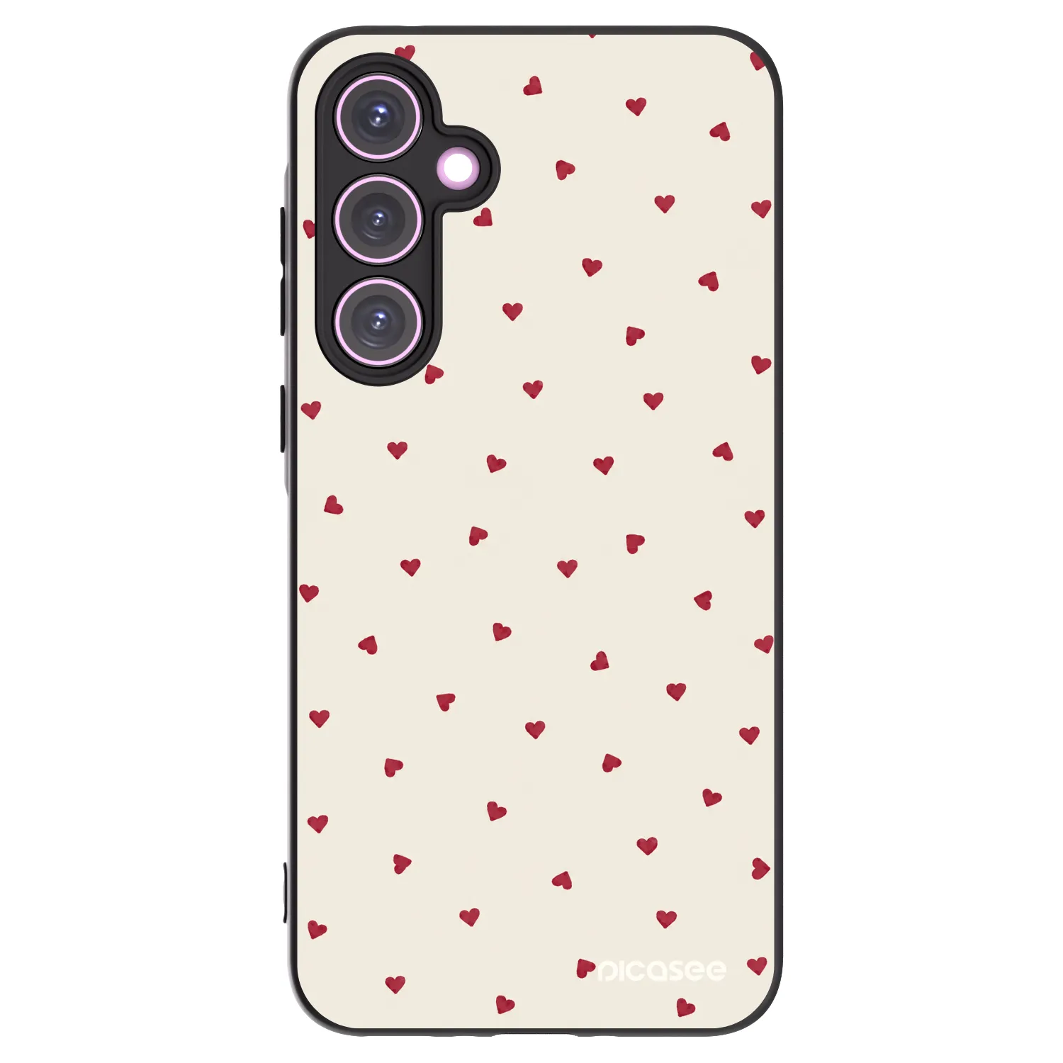 Picasee Samsung Galaxy A35 5G A356B Hülle - Schwarzes Silikon - Little Love