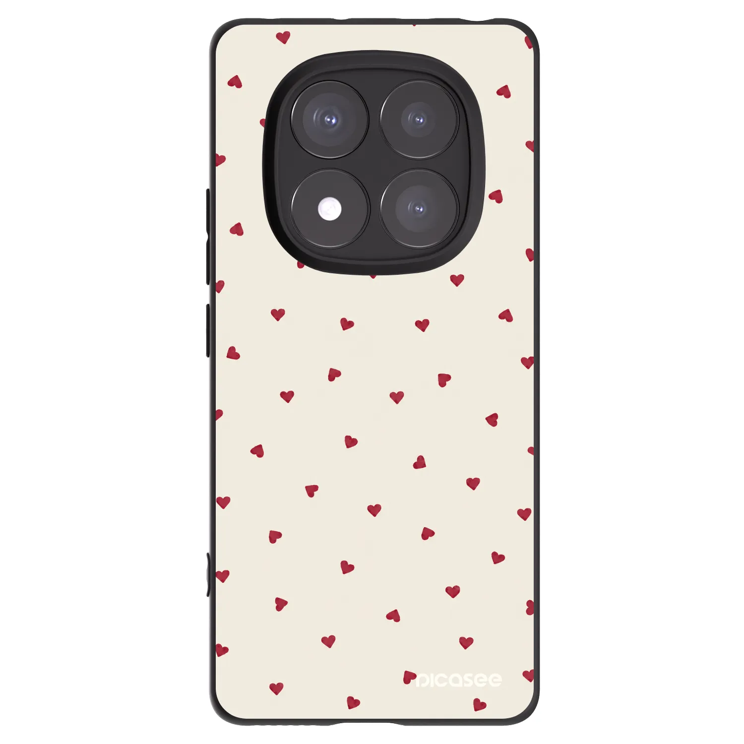Picasee Xiaomi Redmi Note 14 Pro 5G Hülle - Schwarzes Silikon - Little Love