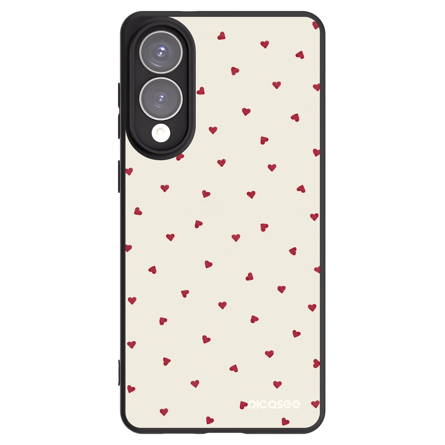 Picasee Samsung Galaxy S25 Edge 5G Hülle - Schwarzes Silikon - Little Love