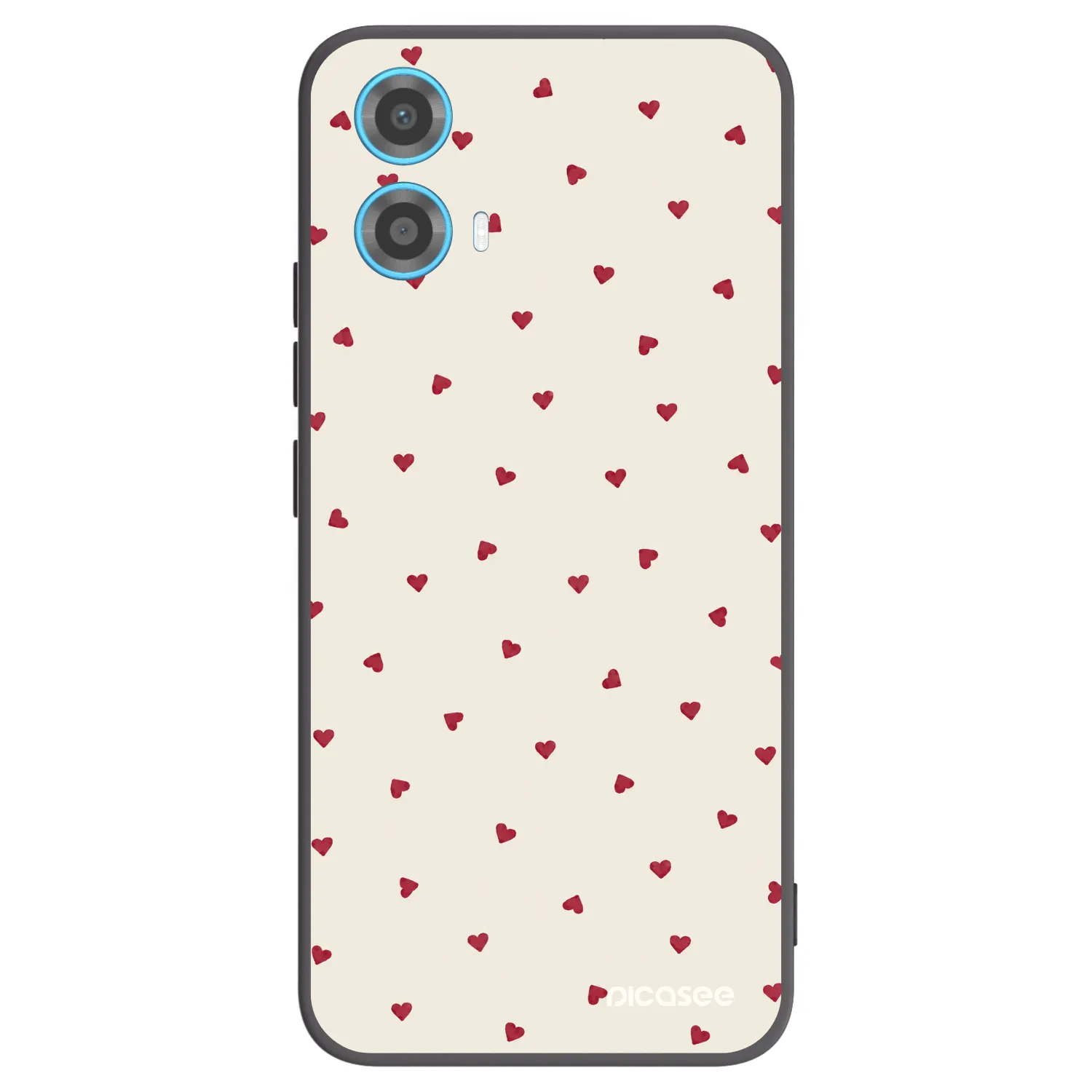 Picasee Motorola Moto G34 5G Hülle - Schwarzes Silikon - Little Love