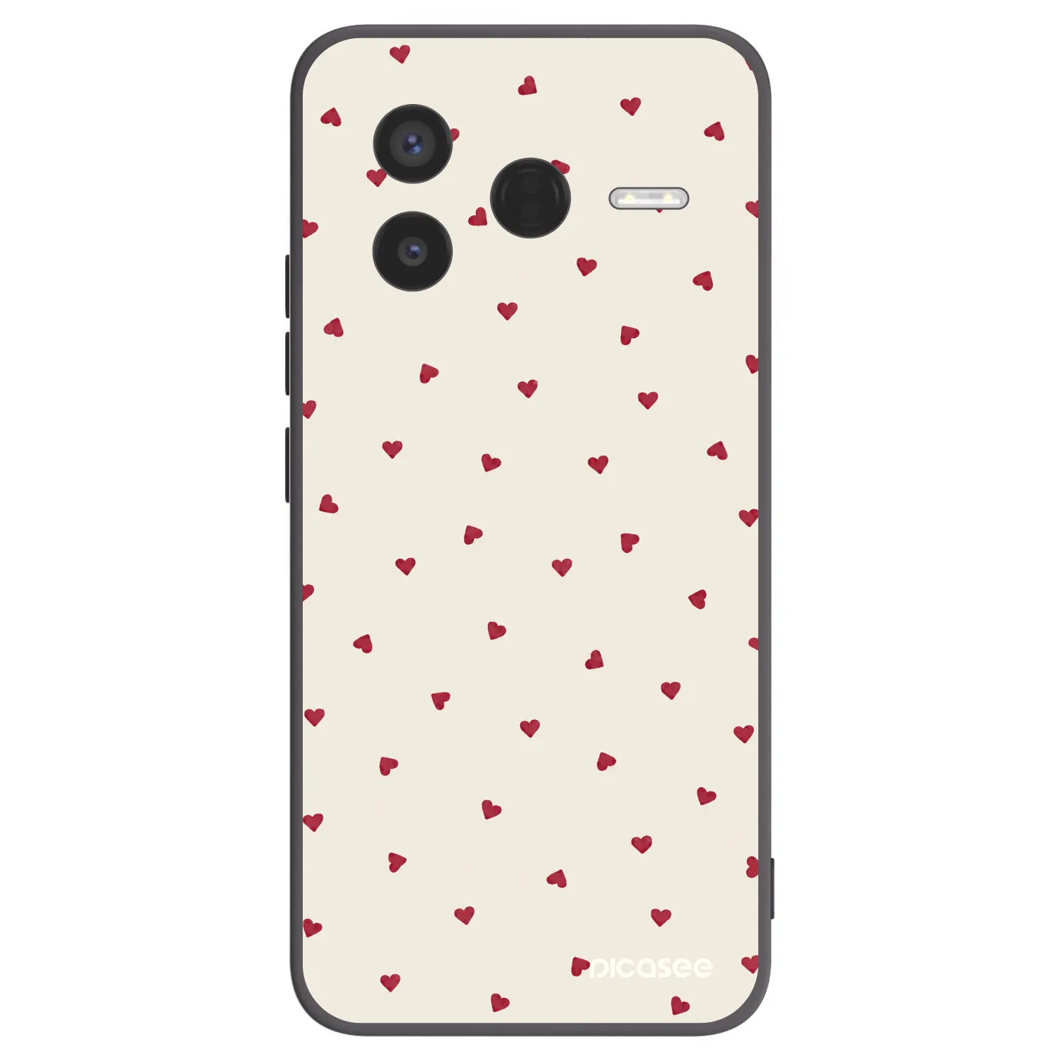 Picasee Xiaomi Poco F7 Pro 5G Hülle - Schwarzes Silikon - Little Love