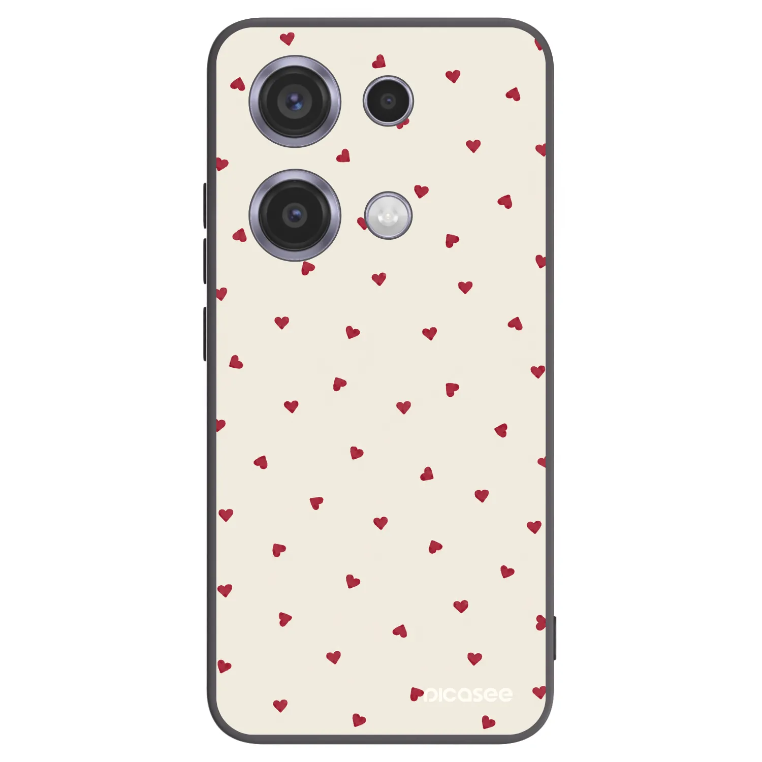 Picasee Xiaomi Redmi Note 14S Hülle - Schwarzes Silikon - Little Love
