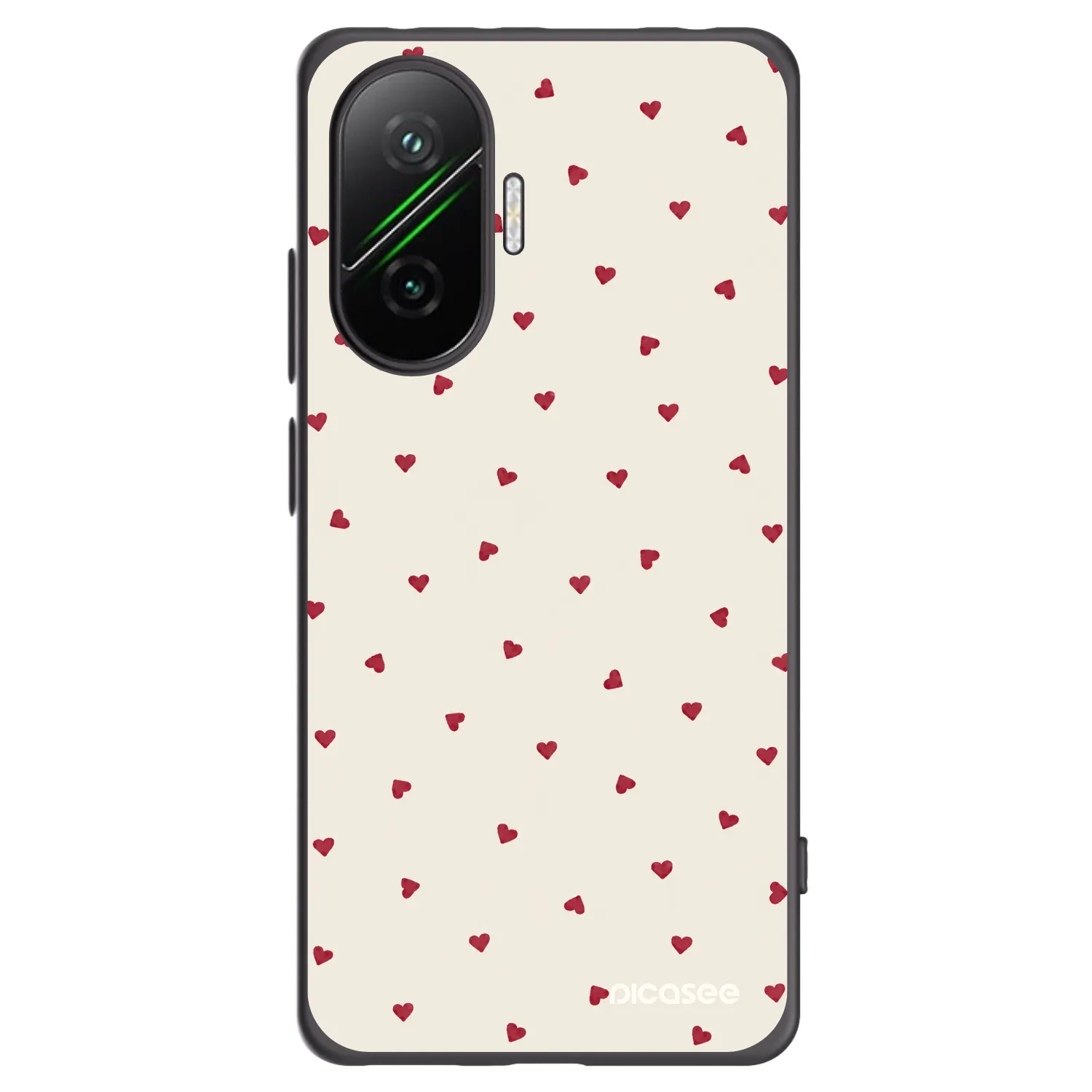 Picasee Xiaomi Poco F7 5G Hülle - Schwarzes Silikon - Little Love