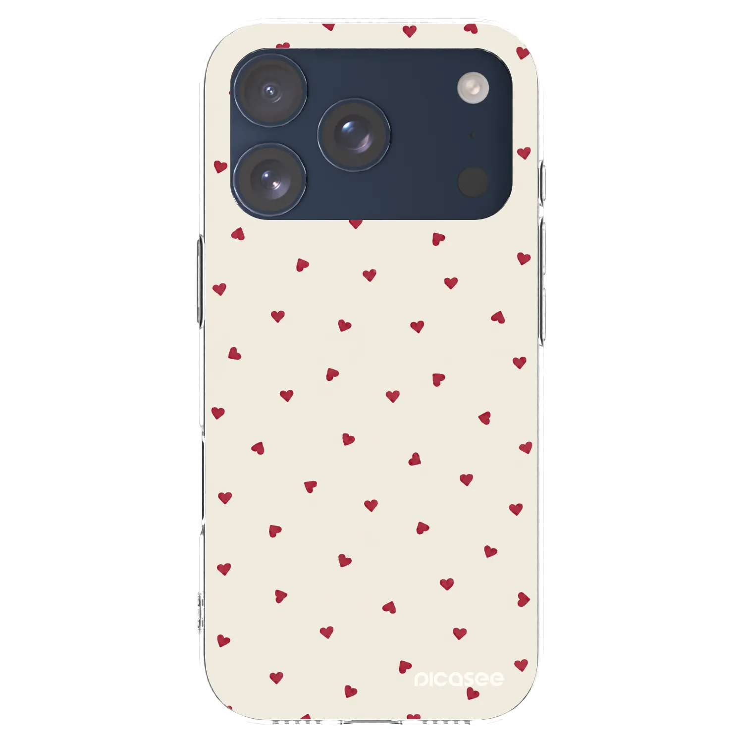 Picasee Apple iPhone 17 Pro Hülle - Transparentes Silikon - Little Love