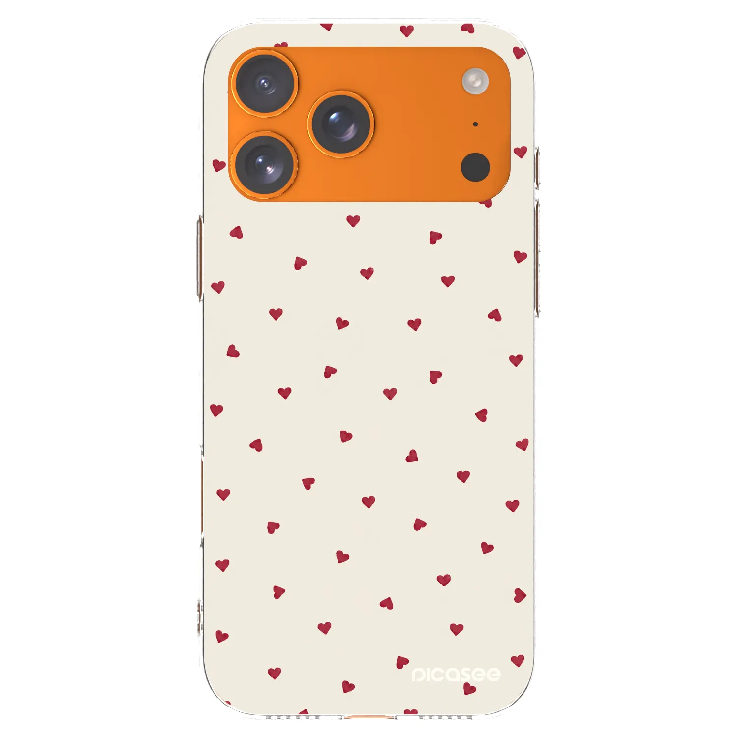 Picasee Apple iPhone 17 Pro Max Hülle - Transparentes Silikon - Little Love