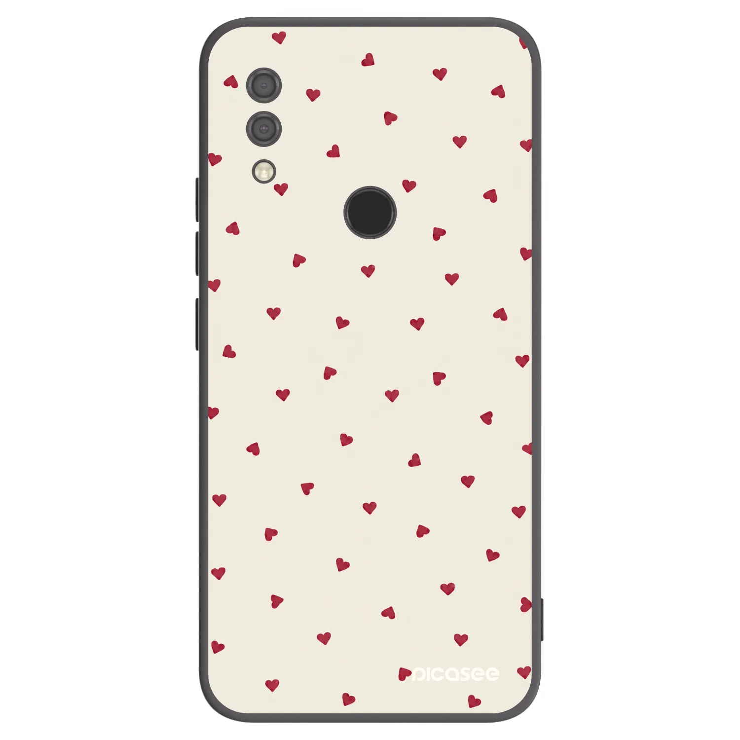Picasee Xiaomi Redmi 7 Hülle - Schwarzes Silikon - Little Love