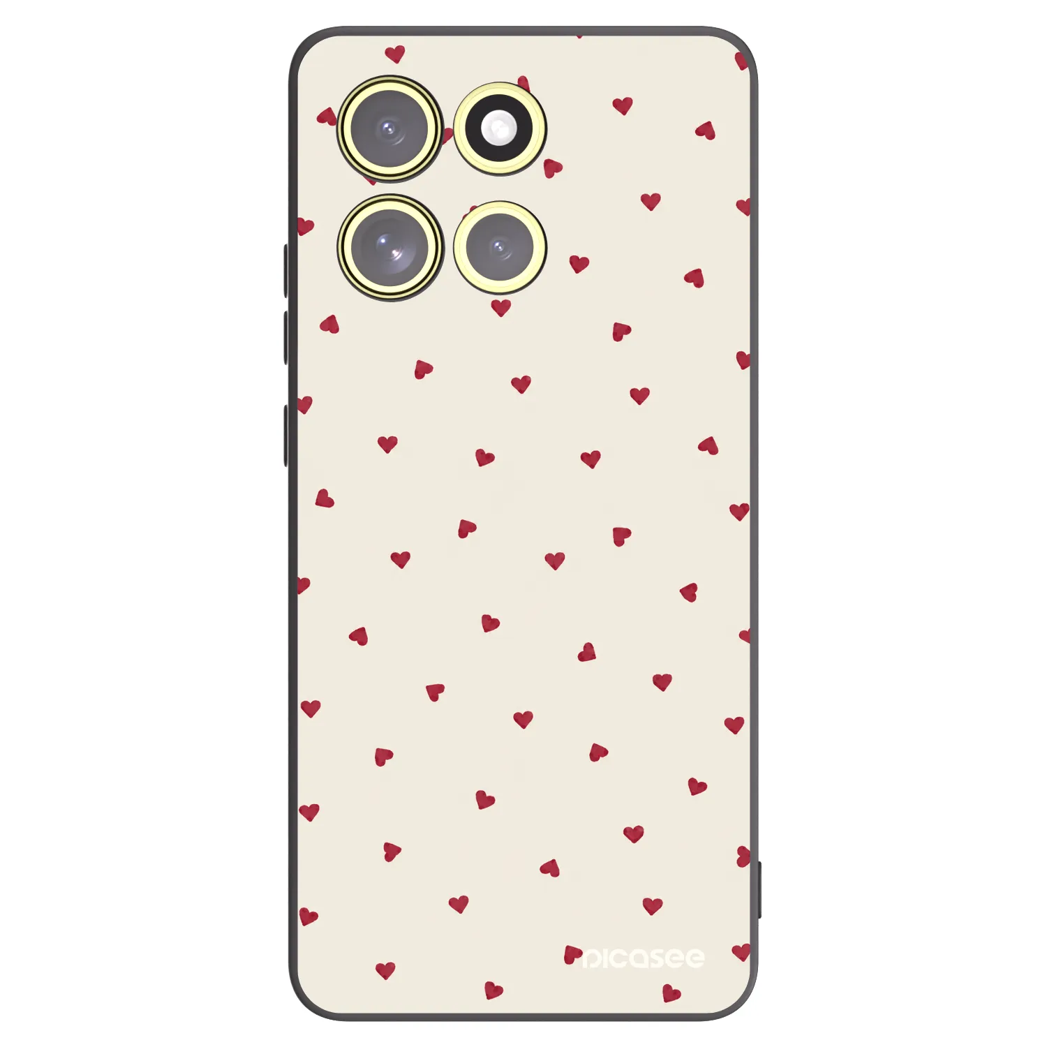 Picasee Motorola Moto G86 Power 5G Hülle - Schwarzes Silikon - Little Love