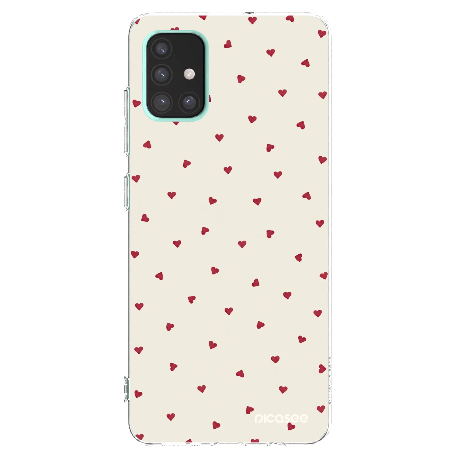 Picasee Samsung Galaxy A51 A515F Hülle - Transparentes Silikon - Little Love