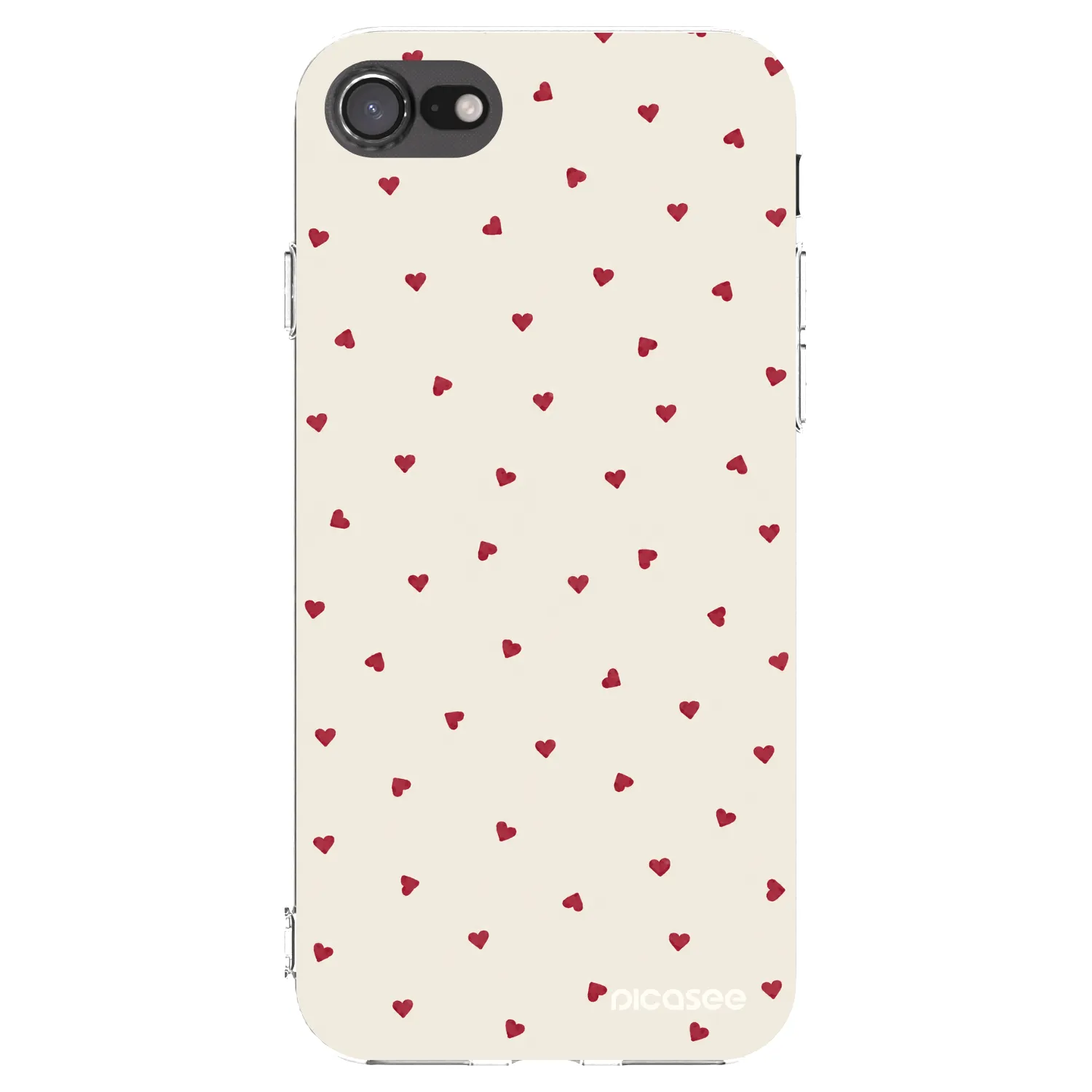 Picasee Apple iPhone SE 2020 Hülle - Transparentes Silikon - Little Love
