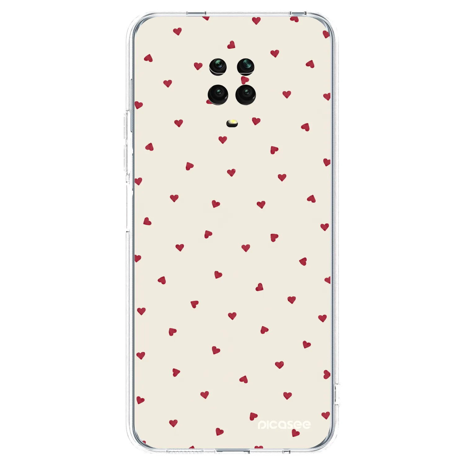 Picasee Xiaomi Redmi Note 9 Pro Hülle - Transparentes Silikon - Little Love
