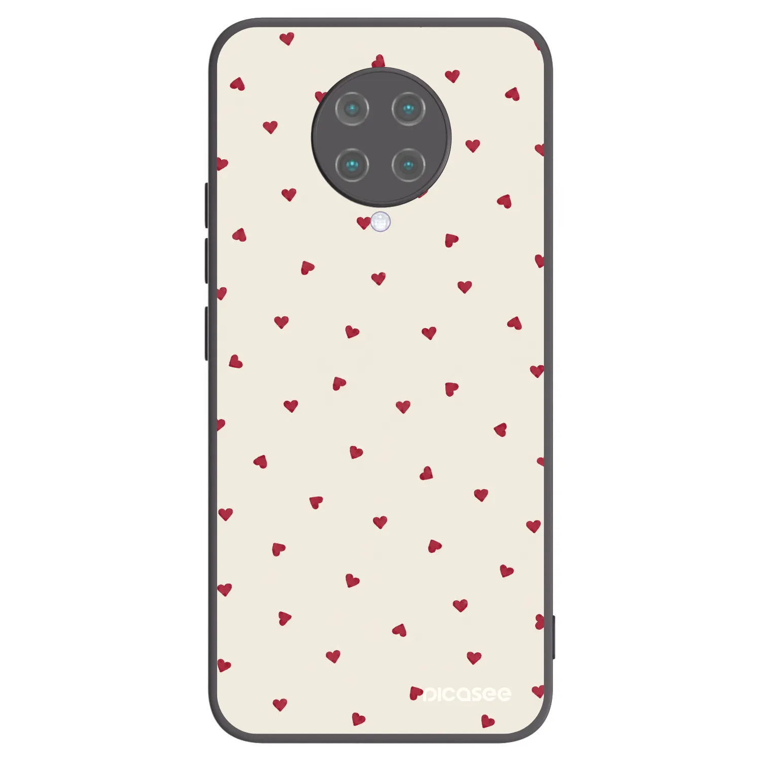 Picasee Xiaomi Poco F2 Pro Hülle - Schwarzes Silikon - Little Love
