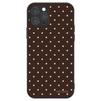 Picasee ULTIMATE CASE für Apple iPhone 12 Pro - Vanilla Dots & Chocolate
