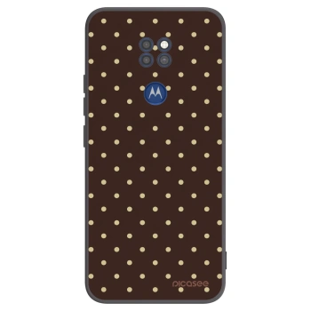 Hülle für Motorola Moto G9 Play - Vanilla Dots & Chocolate