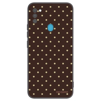 Hülle für Samsung Galaxy M11 - Vanilla Dots & Chocolate