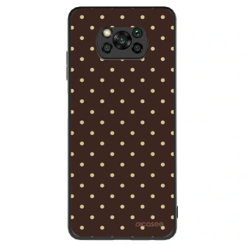 Hülle für Xiaomi Poco X3 - Vanilla Dots & Chocolate