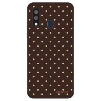 Hülle für Samsung Galaxy A40 A405F - Vanilla Dots & Chocolate