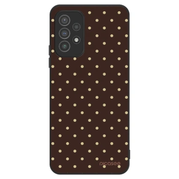 Hülle für Samsung Galaxy A72 A725F - Vanilla Dots & Chocolate