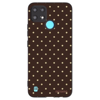 Hülle für Realme C21 - Vanilla Dots & Chocolate