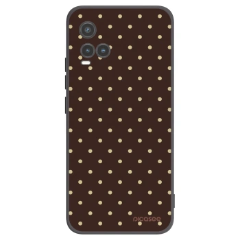 Hülle für Vivo Y33s - Vanilla Dots & Chocolate