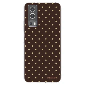 Picasee Vivo Y72 5G Hülle - Transparentes Silikon - Vanilla Dots & Chocolate