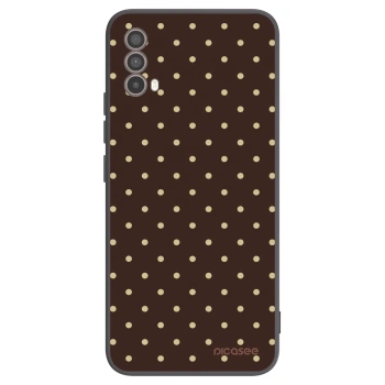 Hülle für Motorola Moto E40 - Vanilla Dots & Chocolate