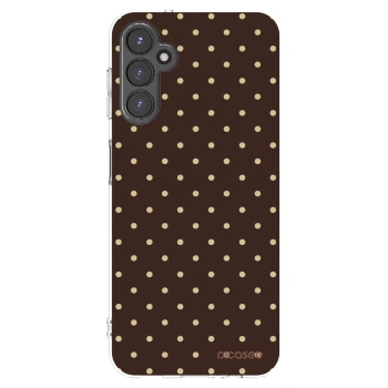 Picasee Samsung Galaxy A14 5G A146P Hülle - Transparentes Silikon - Vanilla Dots & Chocolate