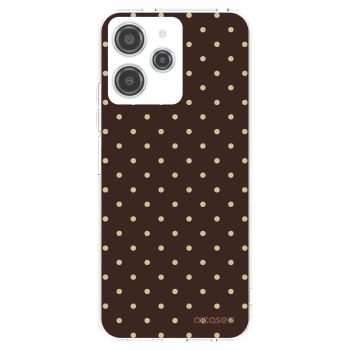 Picasee Xiaomi Redmi 12 4G Hülle - Transparentes Silikon - Vanilla Dots & Chocolate