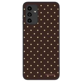 Hülle für Samsung Galaxy A04s A047F - Vanilla Dots & Chocolate