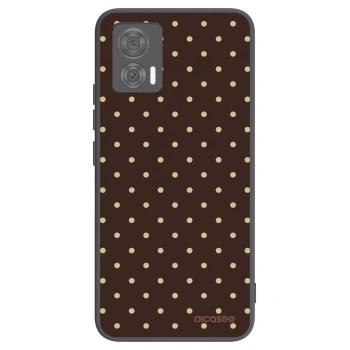 Hülle für Motorola Edge 30 Neo - Vanilla Dots & Chocolate