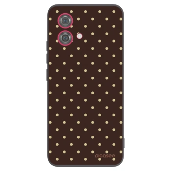 Hülle für Motorola Moto G84 5G - Vanilla Dots & Chocolate