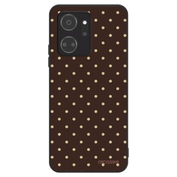 Hülle für Honor X7a - Vanilla Dots & Chocolate