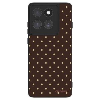 Hülle für Motorola Edge 60 Pro - Vanilla Dots & Chocolate