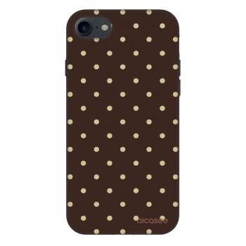 Hülle für Apple iPhone 7 - Vanilla Dots & Chocolate