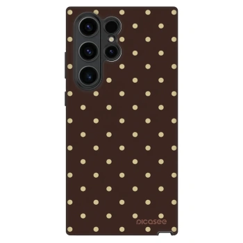 Hülle für Samsung Galaxy S23 Ultra 5G - Vanilla Dots & Chocolate