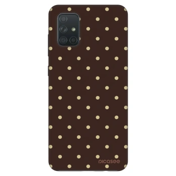Hülle für Samsung Galaxy A71 A715F - Vanilla Dots & Chocolate