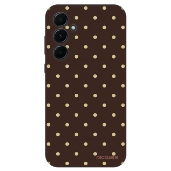 Hülle für Samsung Galaxy A55 5G A556B - Vanilla Dots & Chocolate