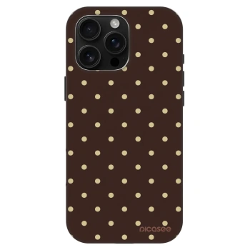 Hülle für Apple iPhone 16 Pro Max - Vanilla Dots & Chocolate