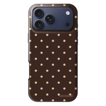 Hülle für Apple iPhone 17 Pro Max - Vanilla Dots & Chocolate