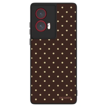 Hülle für Motorola Edge 50 Fusion - Vanilla Dots & Chocolate