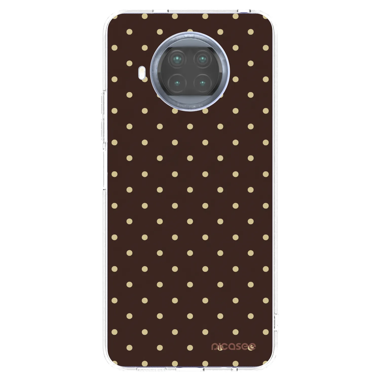 Picasee Xiaomi Mi 10T Lite Hülle - Transparentes Silikon - Vanilla Dots & Chocolate