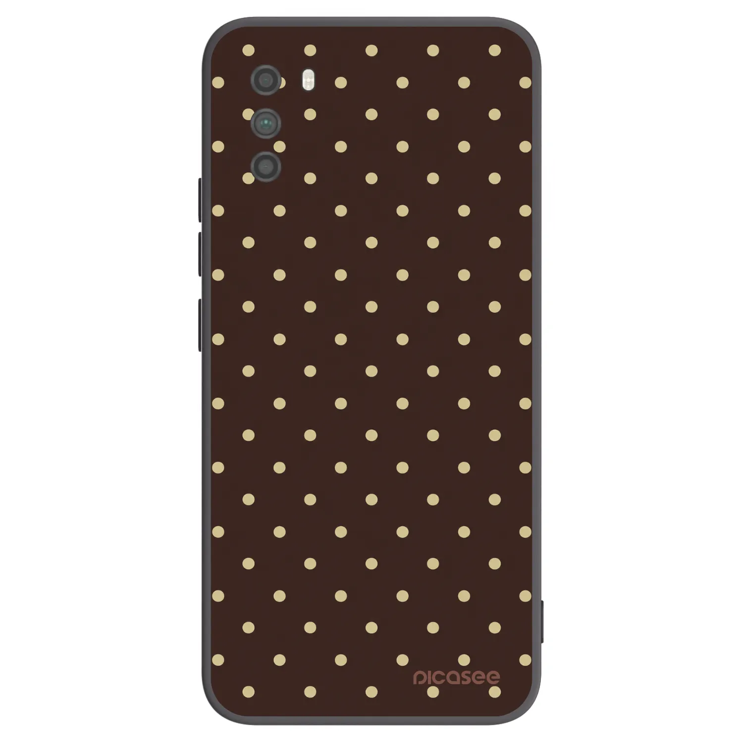 Picasee Xiaomi Poco M3 Hülle - Schwarzes Silikon - Vanilla Dots & Chocolate