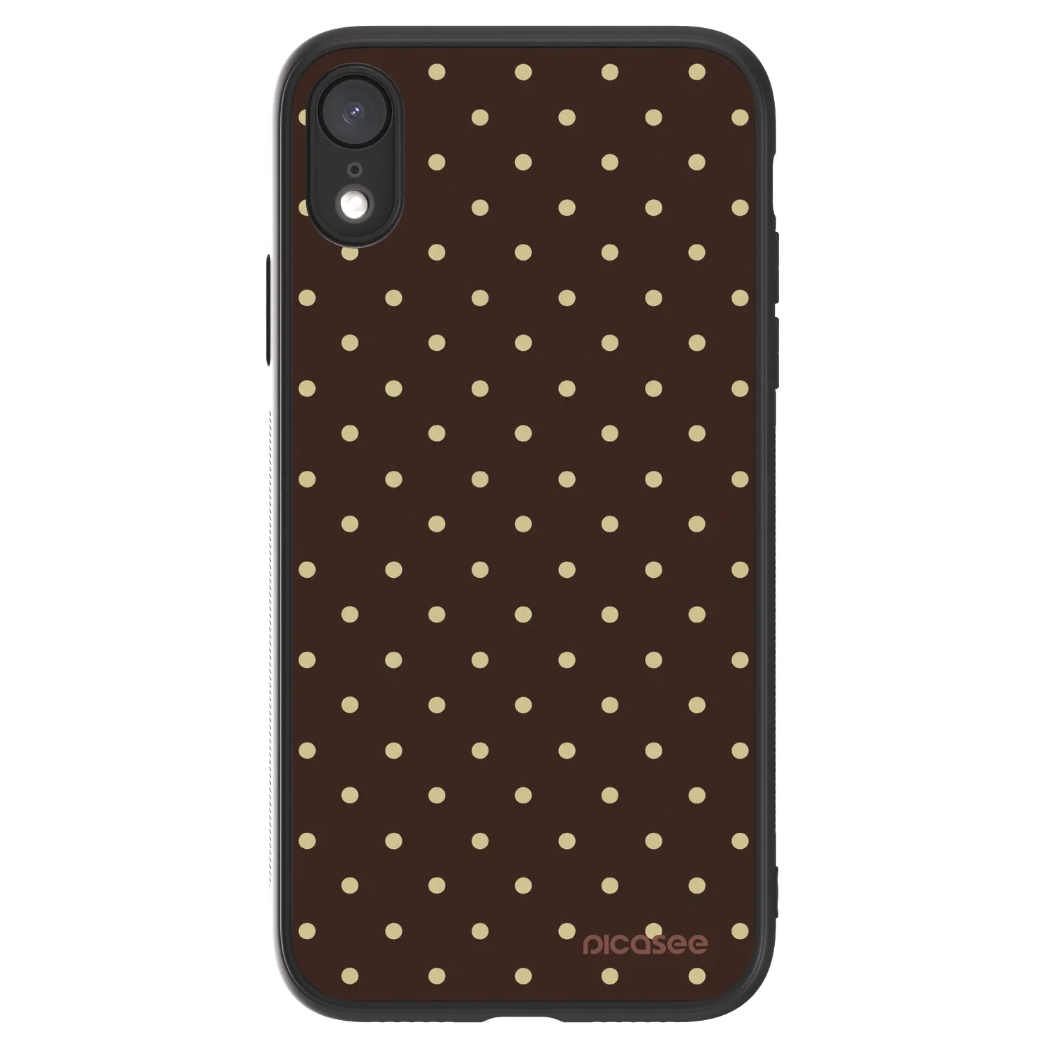 Picasee ULTIMATE CASE für Apple iPhone XR - Vanilla Dots & Chocolate