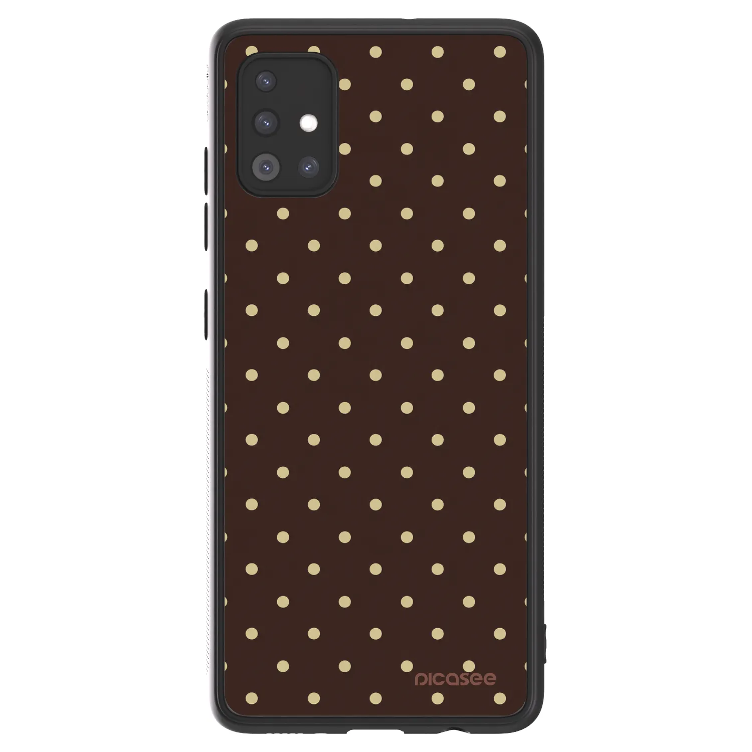 Picasee ULTIMATE CASE für Samsung Galaxy A51 A515F - Vanilla Dots & Chocolate