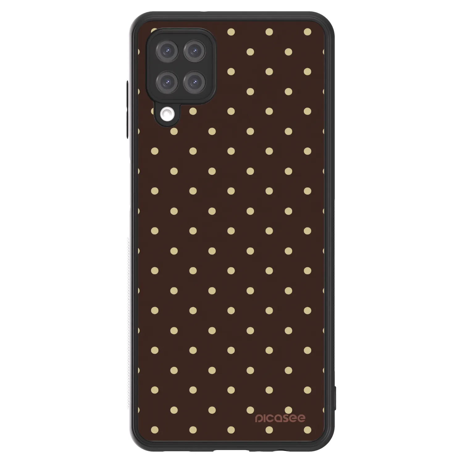 Picasee ULTIMATE CASE für Samsung Galaxy A12 A125F - Vanilla Dots & Chocolate